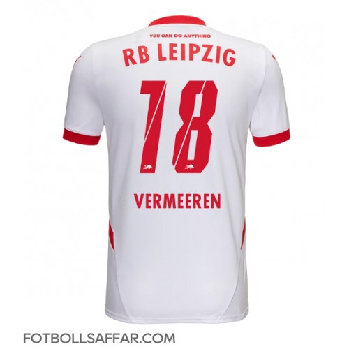 RB Leipzig Arthur Vermeeren #18 Hemmatröja 2024-25 Kortärmad